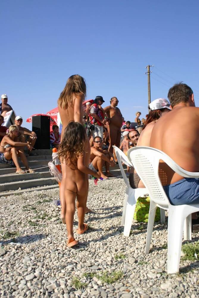 Naturist Standing Sideline - Naturism and nudism