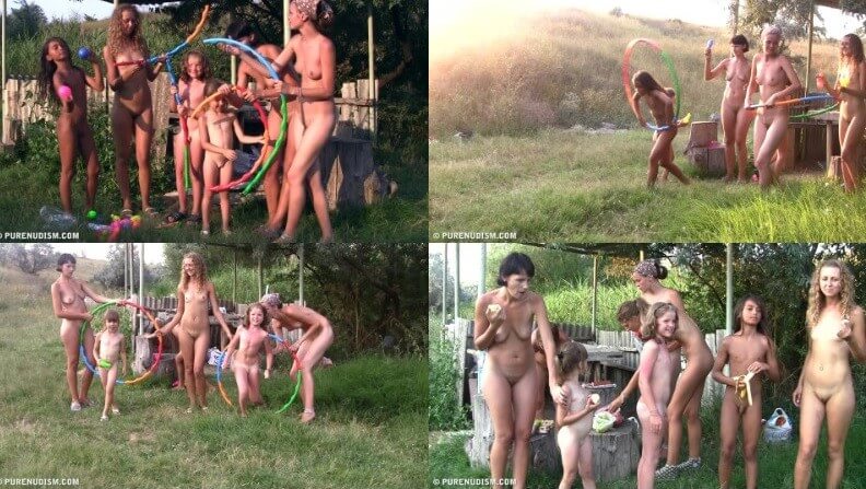 Countryside lounging 2 Full HD video - Naturism and nudism