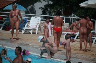 Enjoying The Sunny Pool gallery - Naturism and nudism
