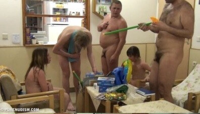 Pool jacuzzi and paints Full HD - Naturism and nudism