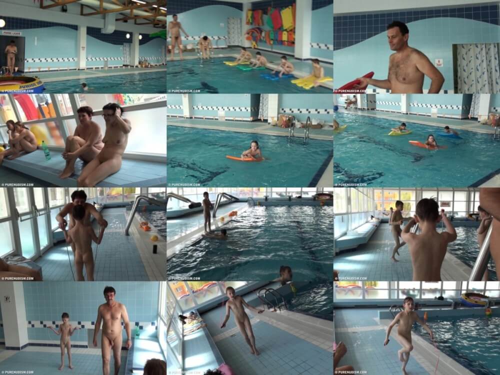 Poolside activities 2 Full HD - Naturism and nudism