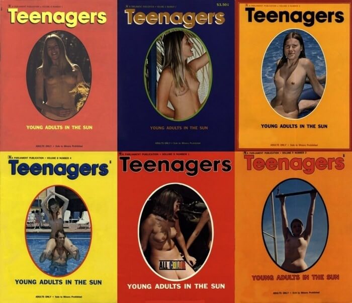 Teenagers magazines: Young adults in the sun - Naturism and nudism
